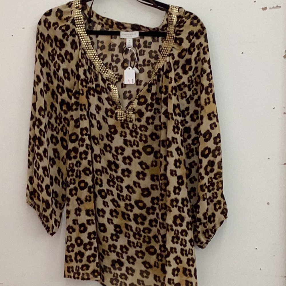 Leopard Print Women's Top